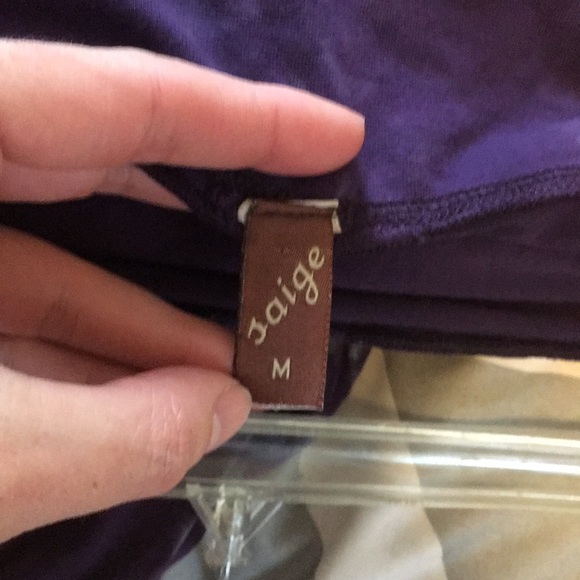 Tie dyed purple strapless sundress M boho - Picture 6 of 6